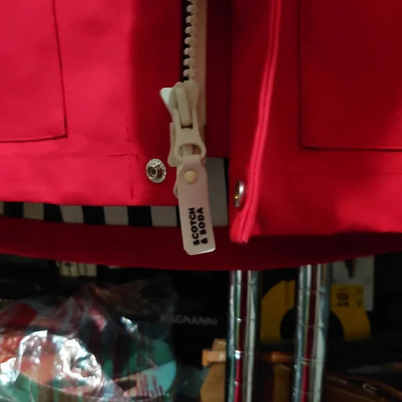 Scotch & Soda Hooded Zip Front Utility Pocket Jacket